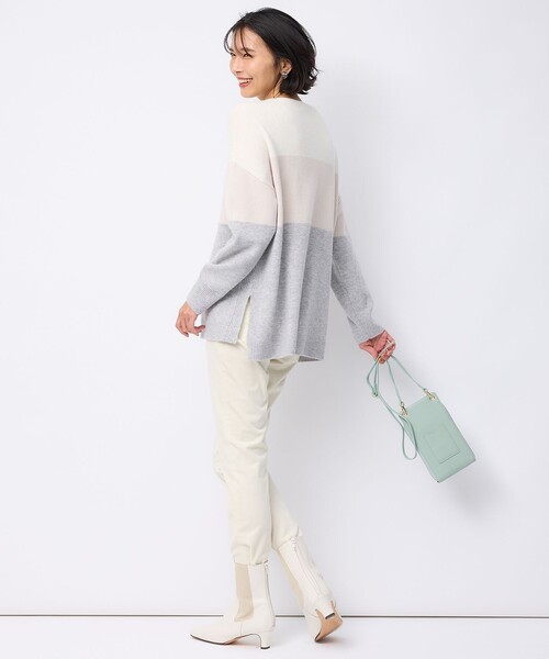 23区 パンツ 「洗える」23区DENIM ベルベットストレッチ