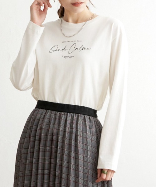 アニーカ　カラーフォトロングTシャツ 楽天市場】フォトロゴロンT ロンT レディース トップス 長袖