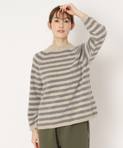 tシャツ 「カラー追加/日本製/ワンマイルウエア」ソフトウール混プルオーバー レディース