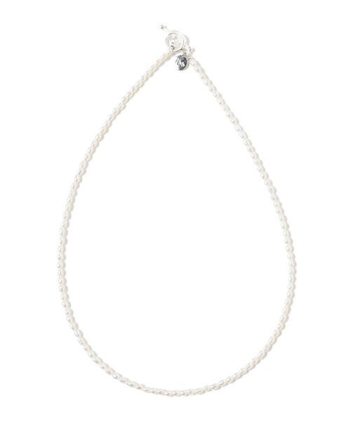 Demi-Luxe BEAMS ネックレス les bon / blanc pearl チョーカー