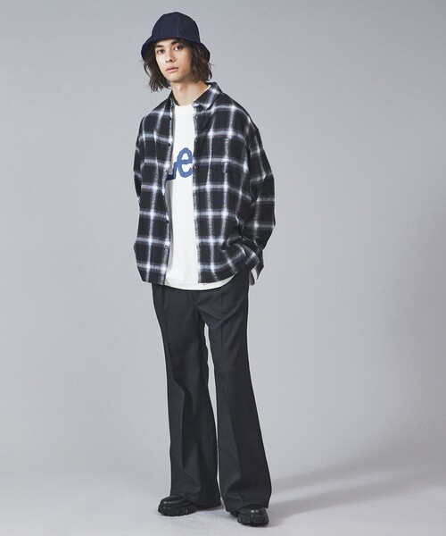 ワイドパンツ スラックス 「WEB限定」WRANGLER WRANCHER WIDE/ランチャー フレア ワイドパンツ メンズ レディースの画像