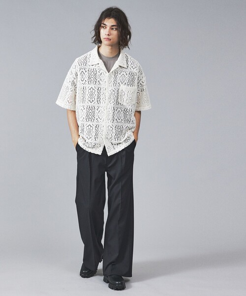 ワイドパンツ スラックス 「WEB限定」WRANGLER WRANCHER WIDE/ランチャー フレア ワイドパンツ メンズ レディースの画像