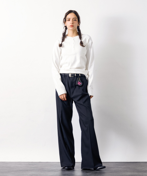 90s Wrangler WRANCHER 黒 フレア ドレス スラックスパンツ Wrangler スラックス 「WEB限定」WRANGLER WRANCHER WIDE