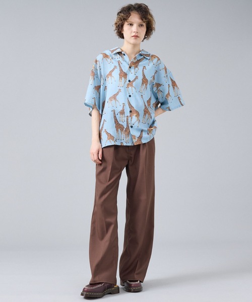 ワイドパンツ スラックス 「WEB限定」WRANGLER WRANCHER WIDE/ランチャー フレア ワイドパンツ メンズ レディースの画像