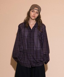 my beautiful landlet シャツ 「my landlet」 ORGANDY CHECK