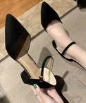 パンプス セパレートストラップ パンプス 結婚式の詳細画像3