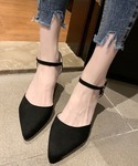 パンプス セパレートストラップ パンプス 結婚式の詳細画像4