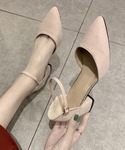 パンプス セパレートストラップ パンプス 結婚式の詳細画像5