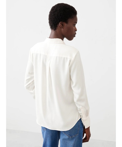 ブラウス シャツ BANANA REPUBLIC FACTORY STORE　　サテンクラシックシャツ レディース BANANA REPUBLIC ブラウス シャツ FACTORY STORE サテン