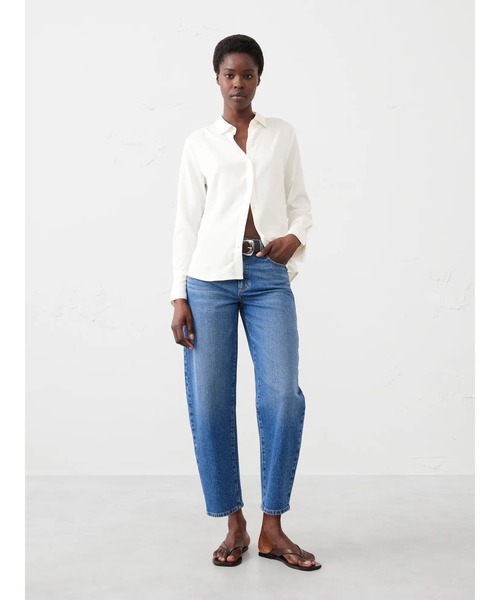 ブラウス シャツ BANANA REPUBLIC FACTORY STORE　　サテンクラシックシャツ レディース BANANA REPUBLIC ブラウス シャツ FACTORY STORE サテン