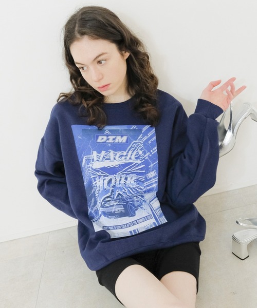 トレーナー スウェット FRUIT OF THE LOOM×亀石将也　GRAPHIC SWEAT レディース メンズ FRUIT OF THE LOOM トレーナー スウェット LOOM×亀石将也