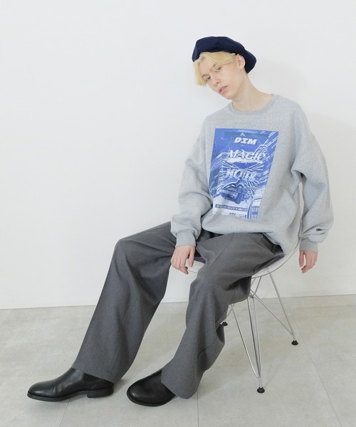 トレーナー スウェット FRUIT OF THE LOOM×亀石将也　GRAPHIC SWEAT レディース メンズ FRUIT OF THE LOOM トレーナー スウェット LOOM×亀石将也