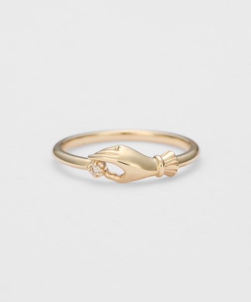 agete（アガット） 指輪 リング K5ダイヤモンドピンキーリング