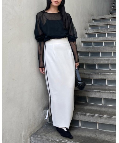 MANOF（マノフ） スカート SIDE LINE SKIRT : ZOZOTOWN Yahoo!店
