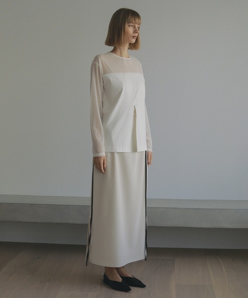 MANOF（マノフ） スカート SIDE LINE SKIRT : ZOZOTOWN Yahoo!店