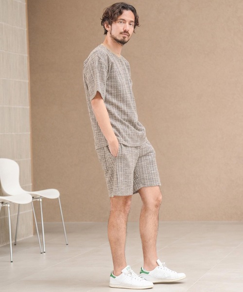 CAMBIO パンツ mp12311-カットソーツイードショーツ ショート