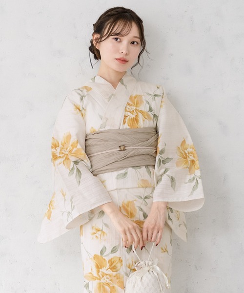 SOUBIEN 浴衣 夏を彩るレディース浴衣2点セット （浴衣＋帯