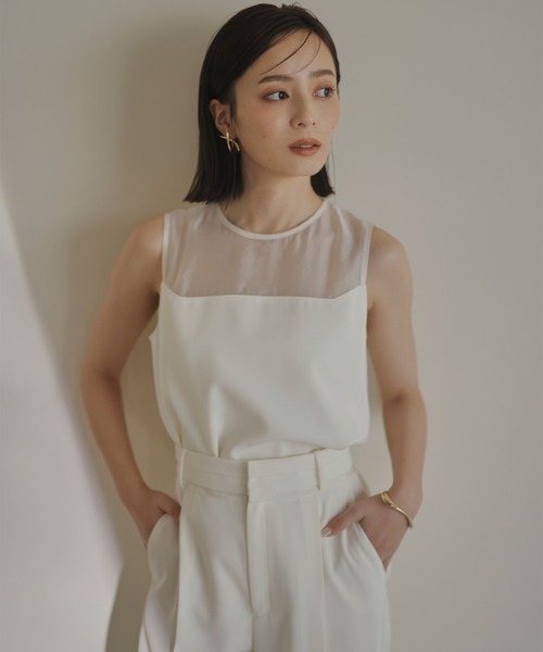 anuans（アニュアンス） パンツ コンフォートタックストレートパンツ