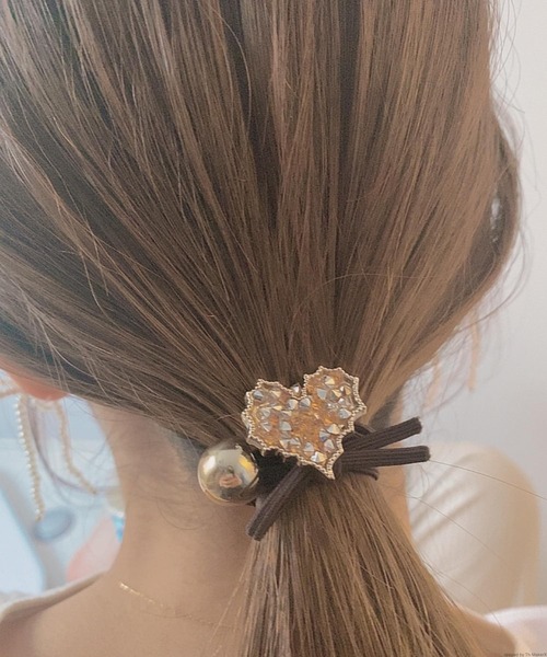 TONE SELECT GOODS ヘアゴム pur chouchou/グリッター メタル ハート