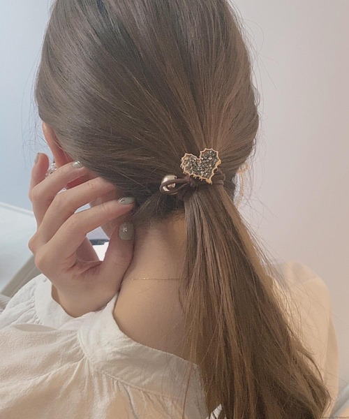 TONE SELECT GOODS ヘアゴム pur chouchou/グリッター メタル ハート