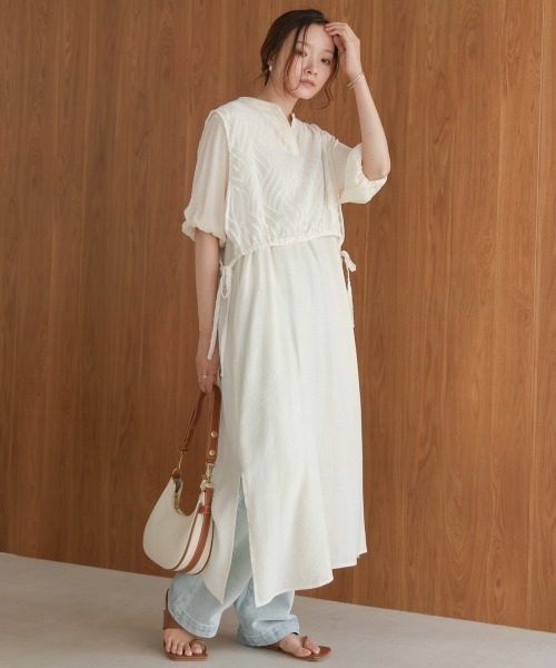 リネン素材●サイドスリットワンピース●Massimo Dutti リネン素材○サイドスリットワンピース○Massimo Dutti 楽天市場