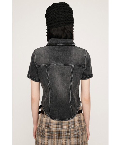 ブラウス シャツ OVERDYE COMPACT CROP TOPS-BE オーバーダイ コンパクト クロップ トップス ビーイー / セットアップ可 SLY ブラウス シャツ OVERDYE COMPACT CROP TOPS-BE オーバー