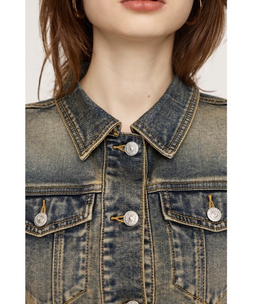 ブラウス シャツ OVERDYE COMPACT CROP TOPS-BE オーバーダイ コンパクト クロップ トップス ビーイー / セットアップ可 SLY ブラウス シャツ OVERDYE COMPACT CROP TOPS-BE オーバー
