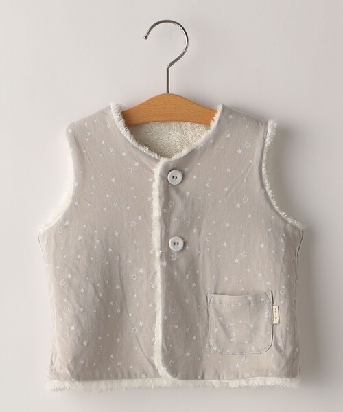 SHIPS（シップス） ベスト SHIPS KIDS:80〜90cm / フェイクファー