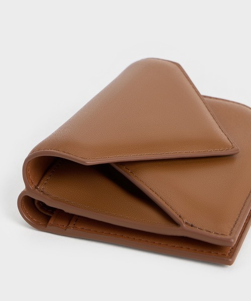 CHARLES & KEITH◆エンベロープ 長財布 スリム◆送料込 CHARLES ＆ KEITH 財布 Bosie ボシー エンベロープフラップ