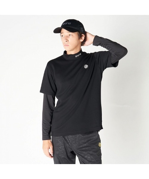 SKINS（スキンズ） tシャツ 「SKINS/GOLF」アクティブウェア モック