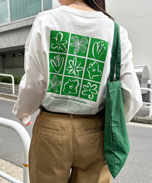 MEDM Tシャツ 長袖 ロゴプリント グラデーション 人気 男女兼用 Amazon | [MR.ENJOY DA MONEY] MEDM 正規品 男女兼用 ユニ