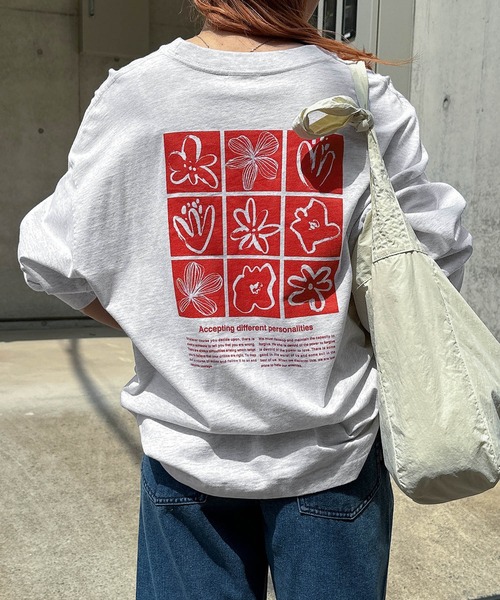 プリントTシャツ 綿100％ 長袖[品番：BEEK0001770]｜子供服Bee