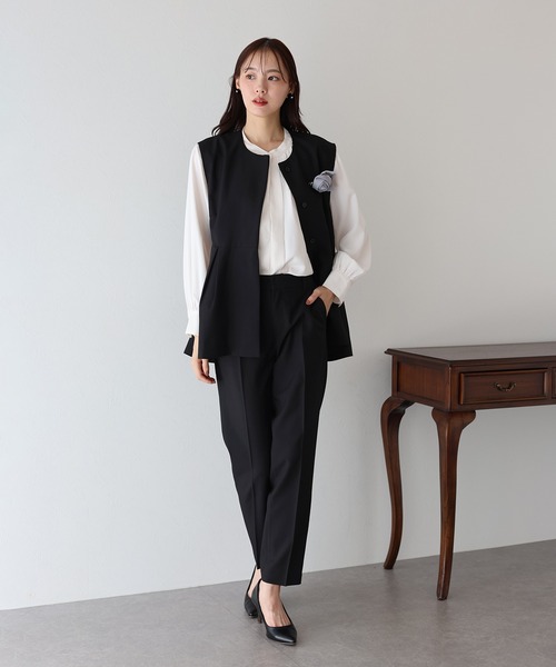 BLUEEAST（ブルーイースト） セットアップ ペプラムベスト＆テーパード