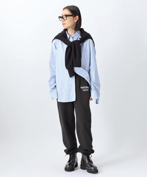 AP STUDIO ブラウス シャツ THOMAS MASON ストライプシャツ AP STUDIO ブラウス シャツ THOMAS MASON ストライプシャツ