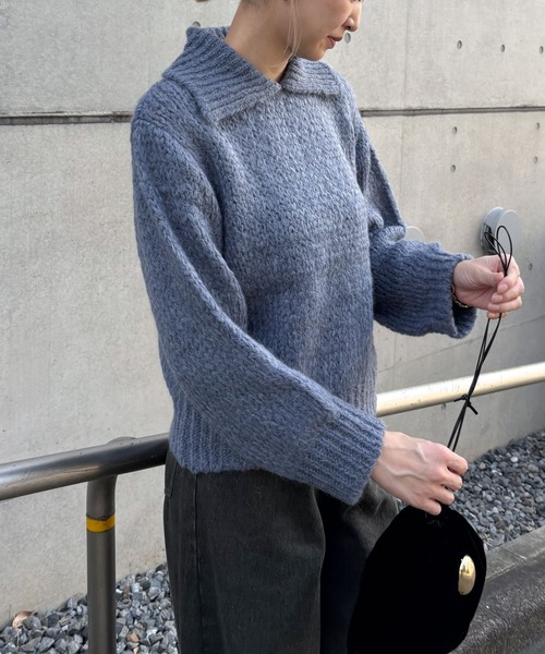 TRICOTS JEAN MARC ニット セーター 「Tricots Jean Marc」襟