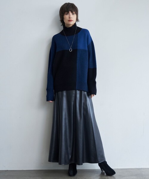 ICB（アイシービー） スカート 「洗える」サテンワックスヴィンテージ