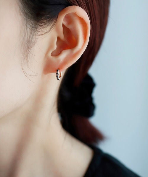 シエナロゼ　ヌーディシェイプピアス　ダイヤモンド　K18 チェーン　アメリカン シエナロゼヌーディシェイプピアスダイヤモンドK18 チェーンアメリカン