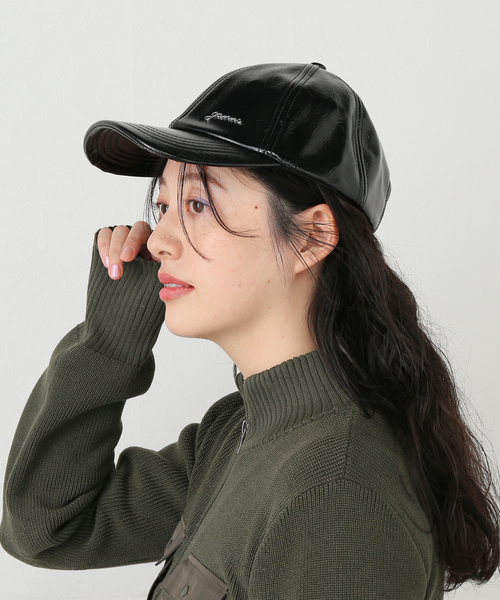 帽子 キャップ GANNI Stuctured ビーニー レディース ブラック GANNI ニット帽 ニットキャップ Light Structured Rib Knit