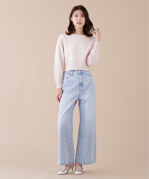 JILL STUART ジルスチュアート　デニム JILL by JILL STUART｜◇<ジルバイベーシック>ストレートワイド