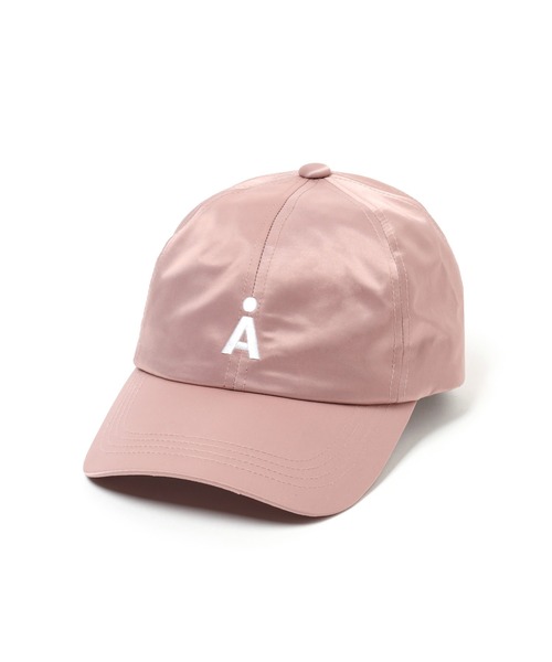 ALAND キャップ 帽子 「UNISEX」ALAND／AロゴサテンCAP レディース