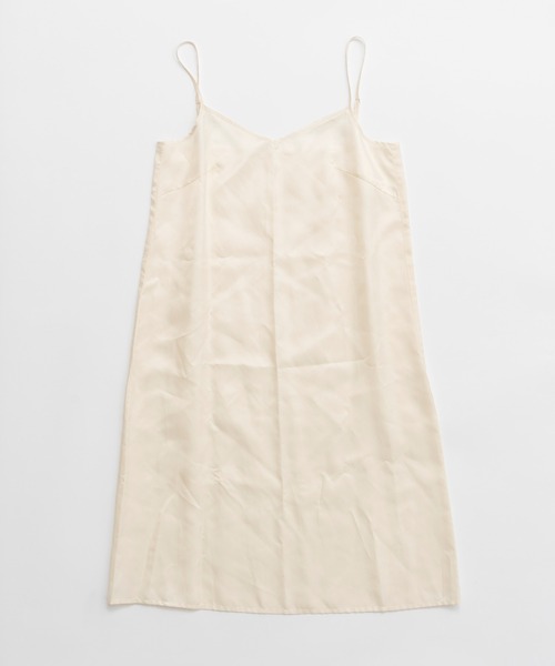 ドレス ランダムプリーツレースアップドレス / Random Pleat Lace-up Dressの画像