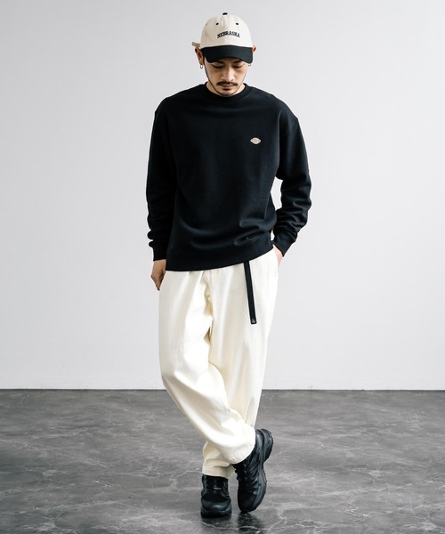 【Dickies】ロゴ スウェット トレーナー ブラック / 送料無料 Dickies】ロゴ スウェット トレーナー ブラック / 送料無料