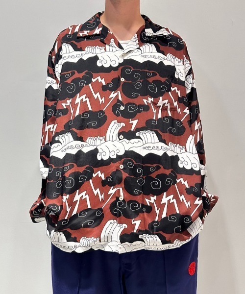 COTTON PAN（コットンパン） シャツ COTTON PAN Chank 雲 長袖レーヨン