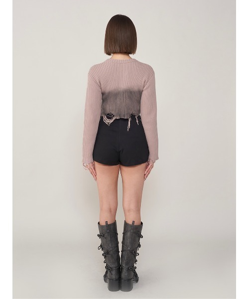 Darich ニット セーター スプレーデザインニットトップス