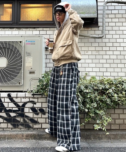 mamdo チェック　セットアップ mamdo チェック セットアップ