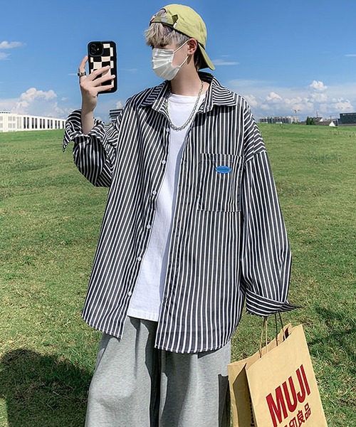 BENDER TOKYO スマホショルダー シャツ 「BENDER TOKYO」オーバー