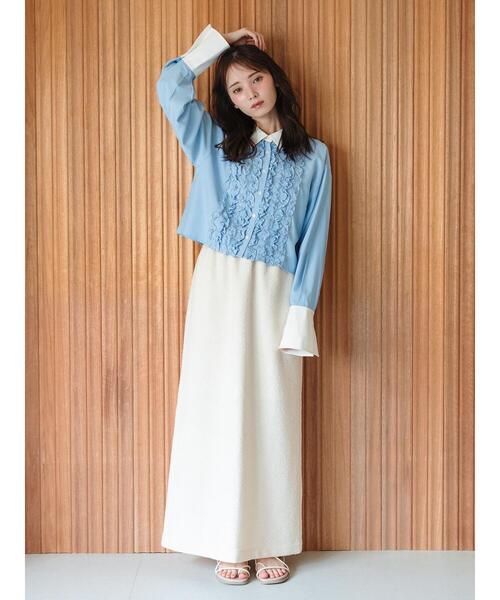 ブラウスの店単品です so4u ブラウス シャツ フリルシャツ レディース : ZOZOTOWN