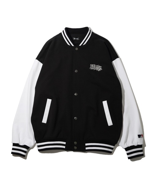 Subciety（サブサエティ） スタジャン LARGE ブラック×グレー メンズ