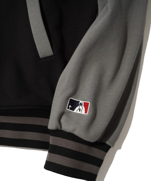 Subciety（サブサエティ） スタジャン LARGE ブラック×グレー メンズ