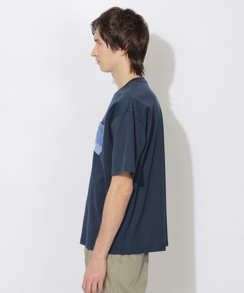 【関税込み】Bode ブルー Crest ポケットTシャツ Bode: ブルー Crest ポケットTシャツ | SSENSE 日本